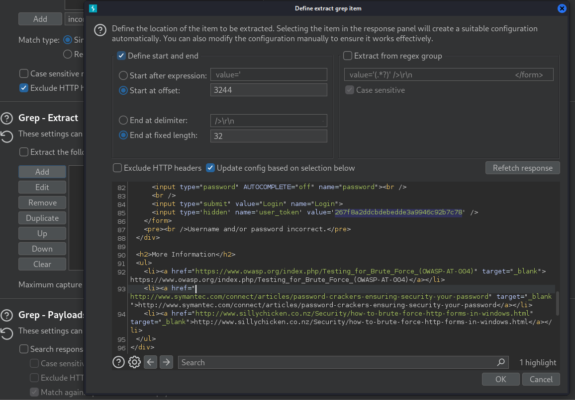 Settings Grep - Extract